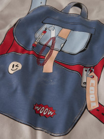 NAME IT T-shirt Fum Chateau Gray